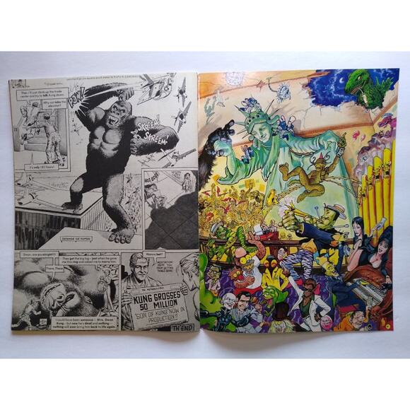 Cracked Monster Party Magazine King Kong Issue 12 Incredible Hulk Godzilla ET - Picture 5 of 7